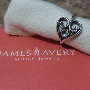 JA  Swirl Heart Ring